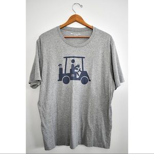 Travis Mathew | Grey golf cart T-shirt, size XL